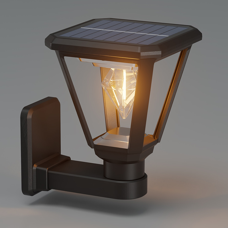 Lámpara de pared solar cuadrada PY-LED GR B02