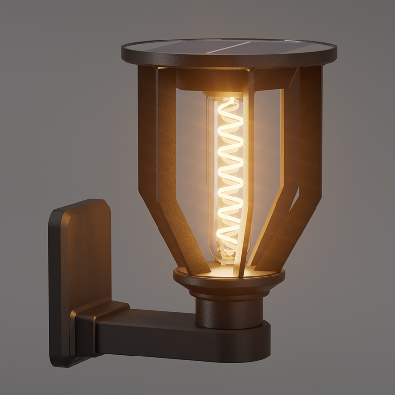 Lámpara de pared solar redonda PY-LED GR B04