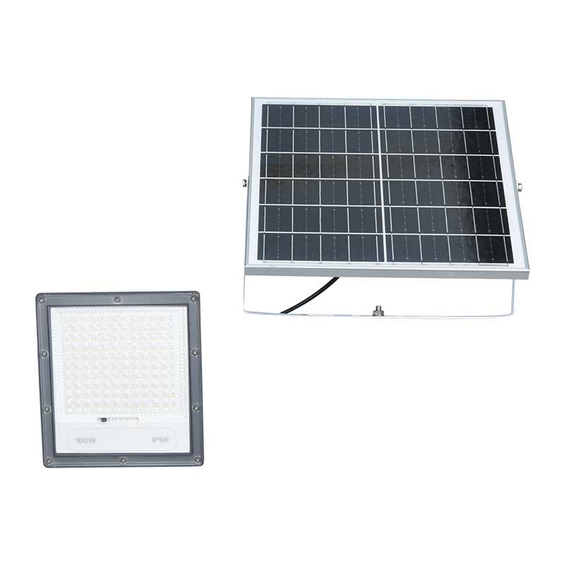 Py-SLFL40-100W Luz solar contra inundaciones respetuosa con el medio ambiente para exteriores