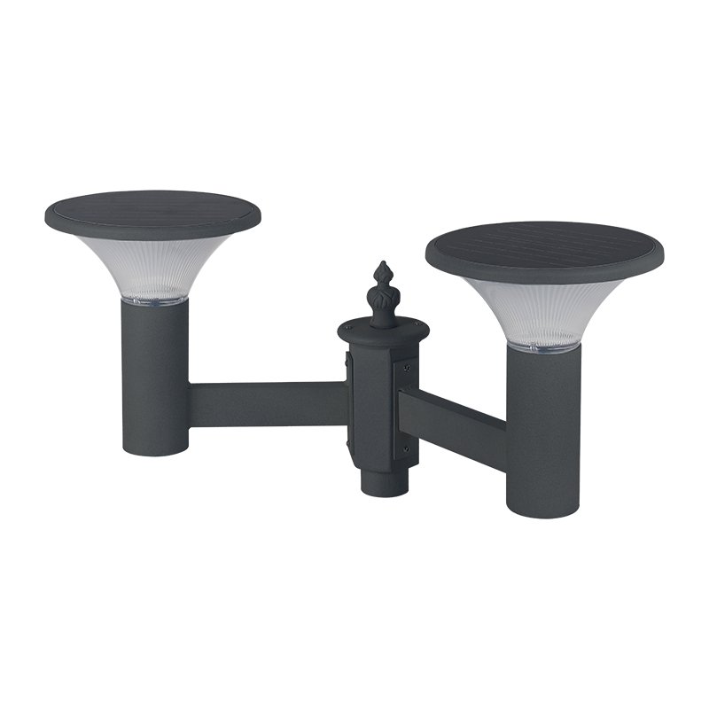 Lámpara solar de jardín de doble bombilla PY-SG018-16W